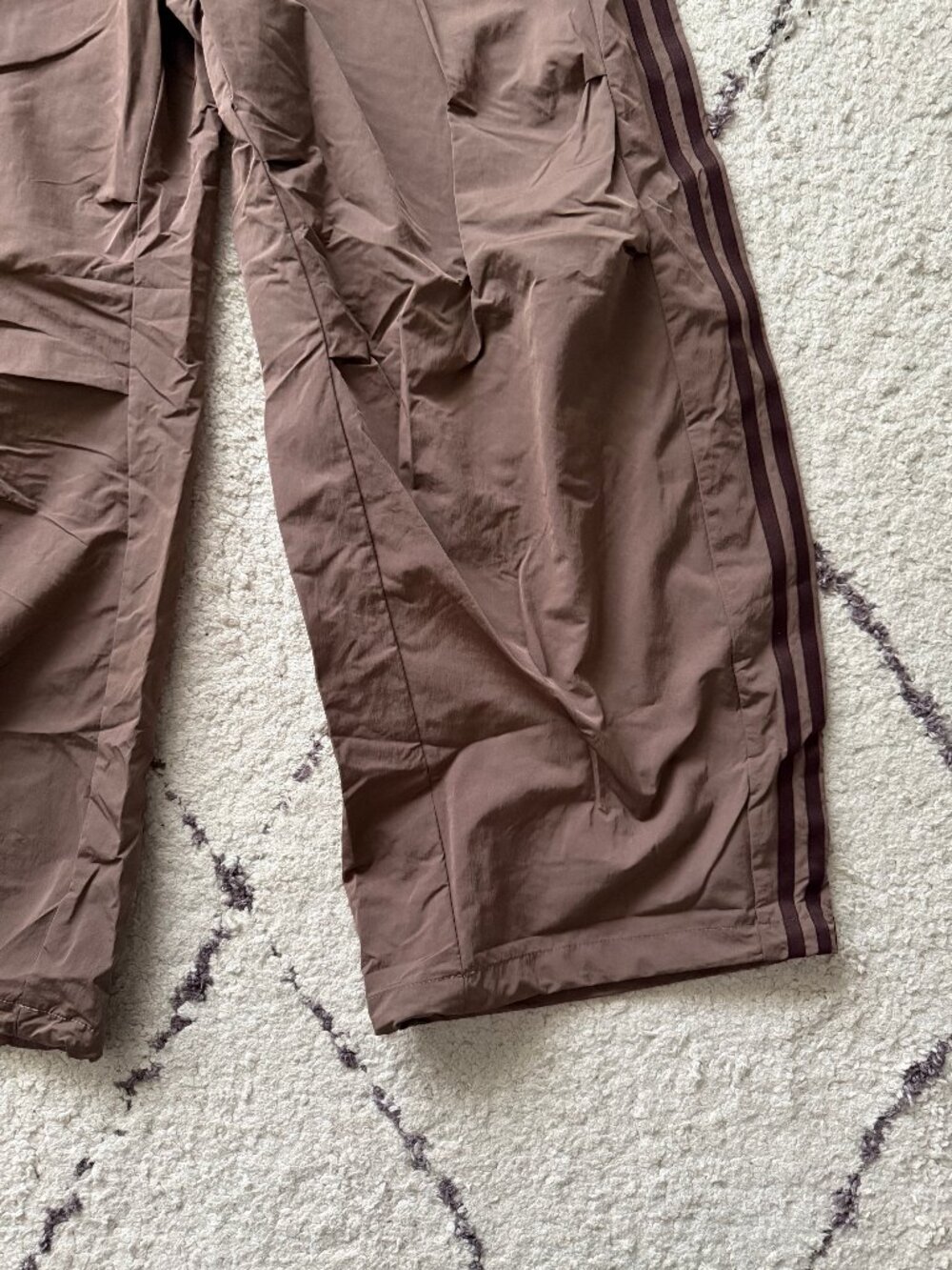 adidas originals women's brown 'curved pants' waistband detail BNWT size M, L - Picture 12 of 16